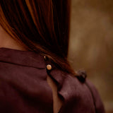 EDITH BROWN SUEDE TWO-PIECE SET