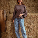 DANIKA BROWN SWEATER