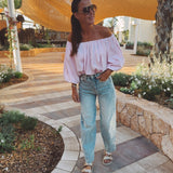 SANLUCAR LIGHT PINK BLOUSE