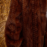ASPEN BROWN FLUFFY CARDIGAN