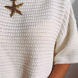 XARRACA ECRU CROCHET TWO-PIECE SET
