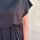 EL BOUDRIA BROWN BRAID DRESS
