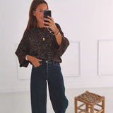 NICOLE BROWN SEQUIN SWEATER