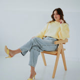 GWENDOLINE BUTTER YELLOW KNIT SWEATER