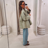 CHARLOTTE LIGHT KHAKI BLAZER