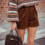 JACKSON BROWN SUEDE SHORT