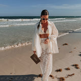 MARGARITA ECRU OVERSIZED BLOUSE