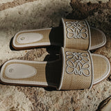 DUNA BEIGE TULUM SLIPPERS