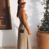 LETICIA TAUPE DRESS