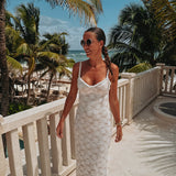 ARACELI WHITE LACE DRESS