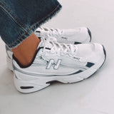 ZAYA WHITE/DARK BLUE SNEAKERS