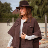 DUSTFALL BROWN SHORTSLEEVE JACKET