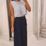KAAT DARK BLUE LACE PANTS