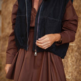 EL PASO BROWN BELT DRESS