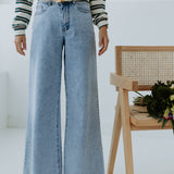 BLUE WIDE LEG JEANS 9139-4