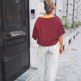 LIVARA BORDEAUX SWEATER