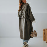 CIBELY DARK GREY MUSTHAVE TRENCHCOAT