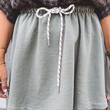AINSLEY KHAKI SKIRT