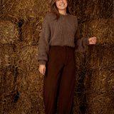 OCTAVIA BROWN CORDUROY PANTS