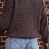 PHAEDRA ECRU/TAUPE ARGYLE CARDIGAN