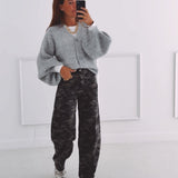 CASSIDY GREY BUTTON CARDIGAN