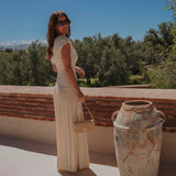 HANANE ECRU MAXI DRESS