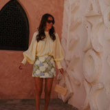 RABIA LIGHT YELLOW BLOUSE