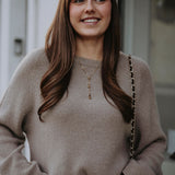 MACKENZIE BEIGE KNIT SWEATER
