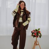 DESIREE BROWN BALLOON PANTS