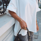 FAYE WHITE OVERSIZED T-SHIRT