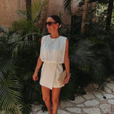 NOPAL ECRU PLAYSUIT