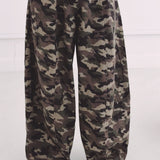 LAURENCE KHAKI ARMY BALLOON PANTS