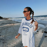 LOS ANGELES 1958 WHITE T-SHIRT