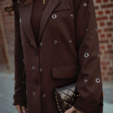 AMELIA BROWN DISTRESSED BLAZER