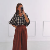 MARTHA TERRACOTTA CARGO BALLOON PANTS