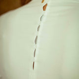 LILIBETH WHITE LONGSLEEVE TURTLENECK SHIRT