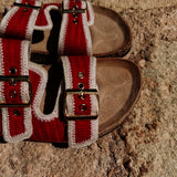 BELLAMAR RED SLIPPERS