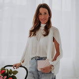 BOBBIE ECRU BLOUSE