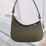 BRASKA KHAKI LEATHER BAG