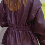 STORMY BURGUNDY LEATHER JACKET