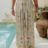 MONTANA LIGHT YELLOW FLOWER PANTS