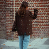 AMELIA BROWN DISTRESSED BLAZER