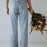 BLUE WIDE LEG JEANS 9136-4
