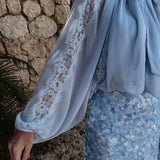 NEREA LIGHT BLUE BLOUSE
