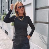 WYNOLA BLACK LONGSLEEVE SHIRT
