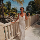 ARACELI WHITE LACE DRESS