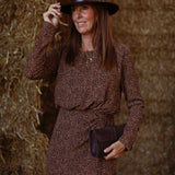 WILDWOOD BROWN LEOPARD DRESS