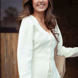 LAST SUNSET RIDE ECRU TWO-PIECE SET