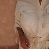 MERYEM BEIGE TWO-PIECE SET