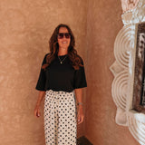 CHEFCHAOUEN BLACK BLOUSE